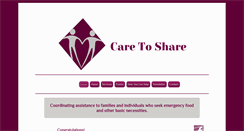 Desktop Screenshot of caretosharehelp.org